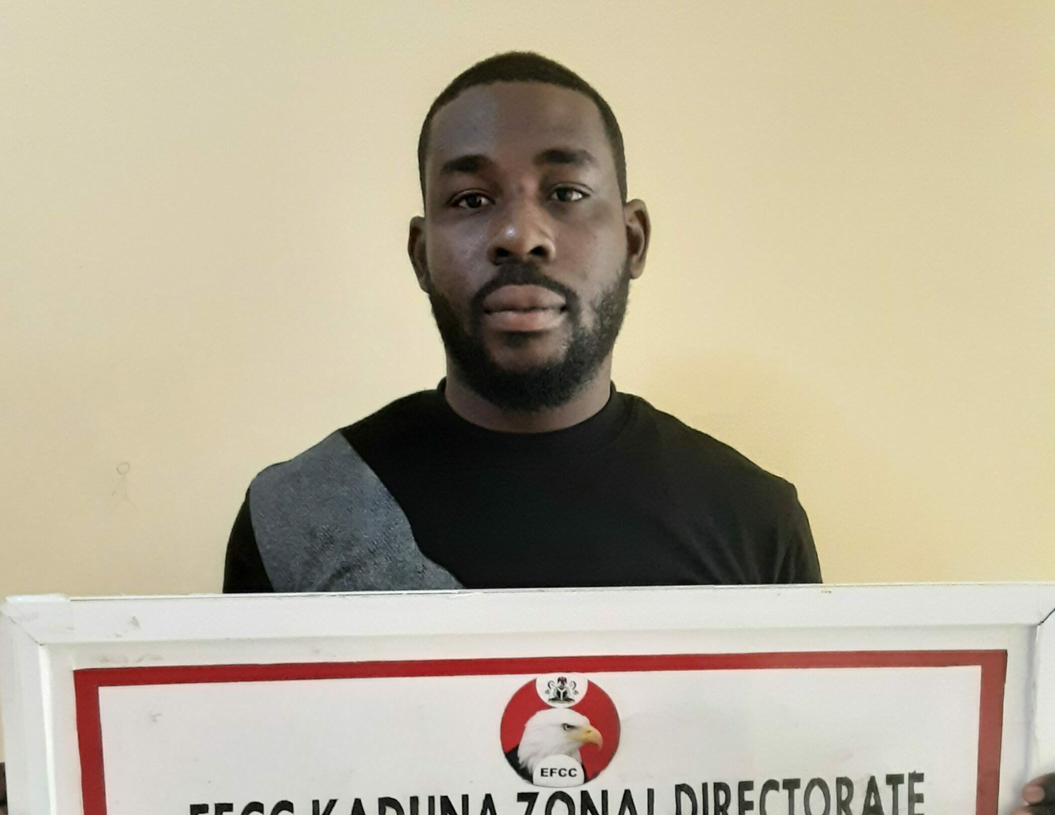 A Kaduna man, Solomon Ilemona Emmanuel, who presented himself as SANTI XII on Facebook for the purpose of internet fraud has been jailed and ordered to forfeit over N6.2 million to the Federal Government following his conviction for fraud.