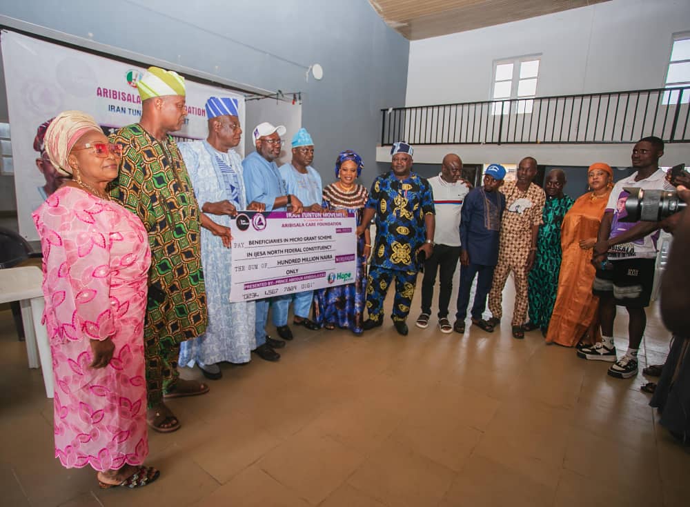 Aribisala Care Foundation empowers Ijesa North with ₦100 million