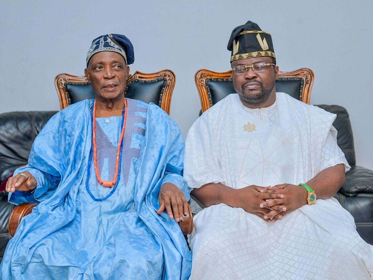 Ajadi pays homage, seeks blessings from Olubadan-Designate Ladoja