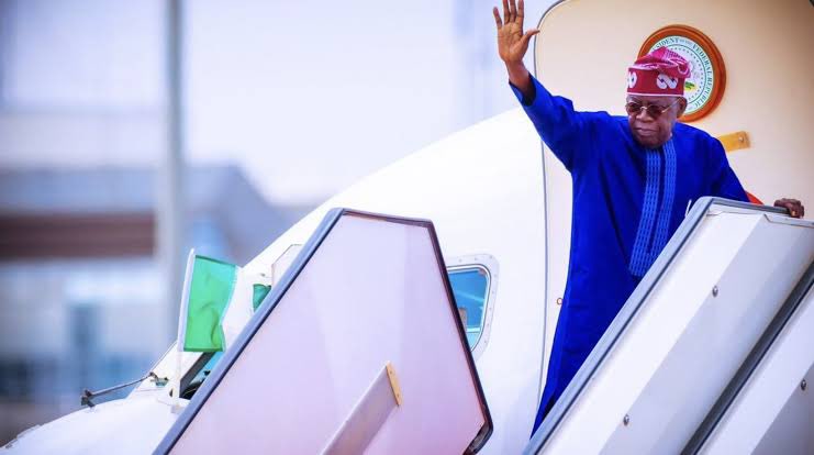 JUST IN: Tinubu departs to UK, France, for holidays