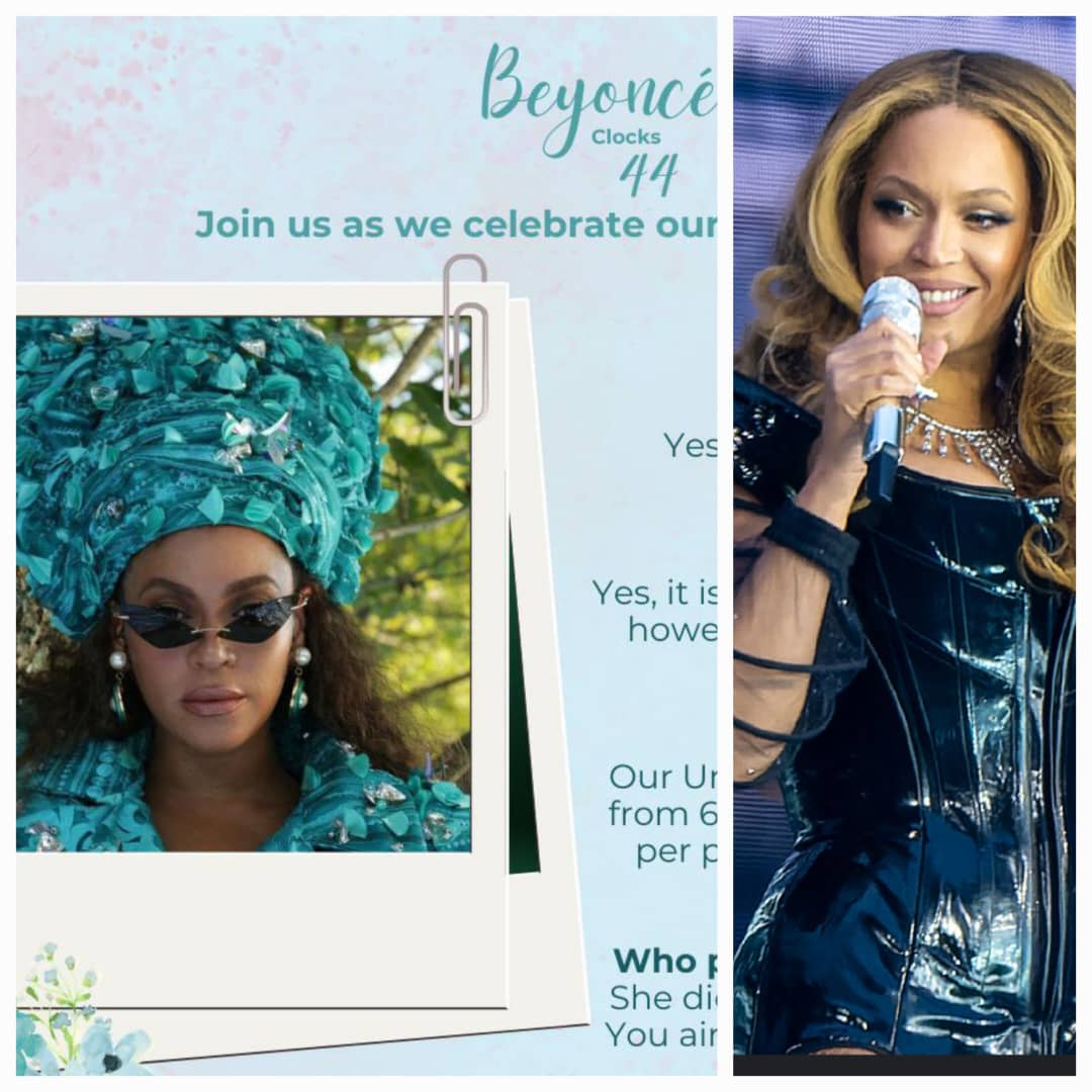 See what Nigerians are planning for Beyonce's birthday