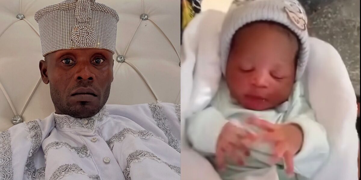 Oba Solomon welcomes newborn baby