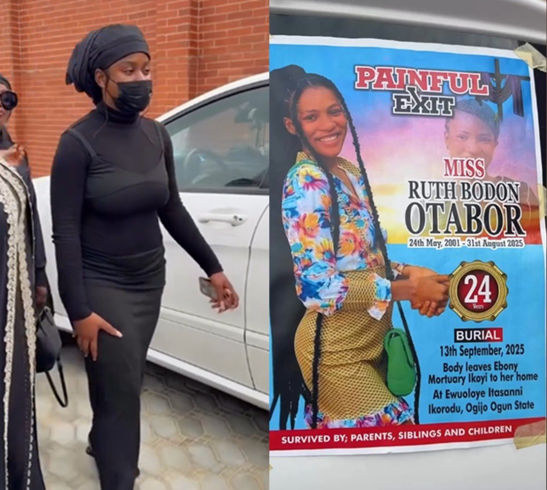 Phyna sister's burial