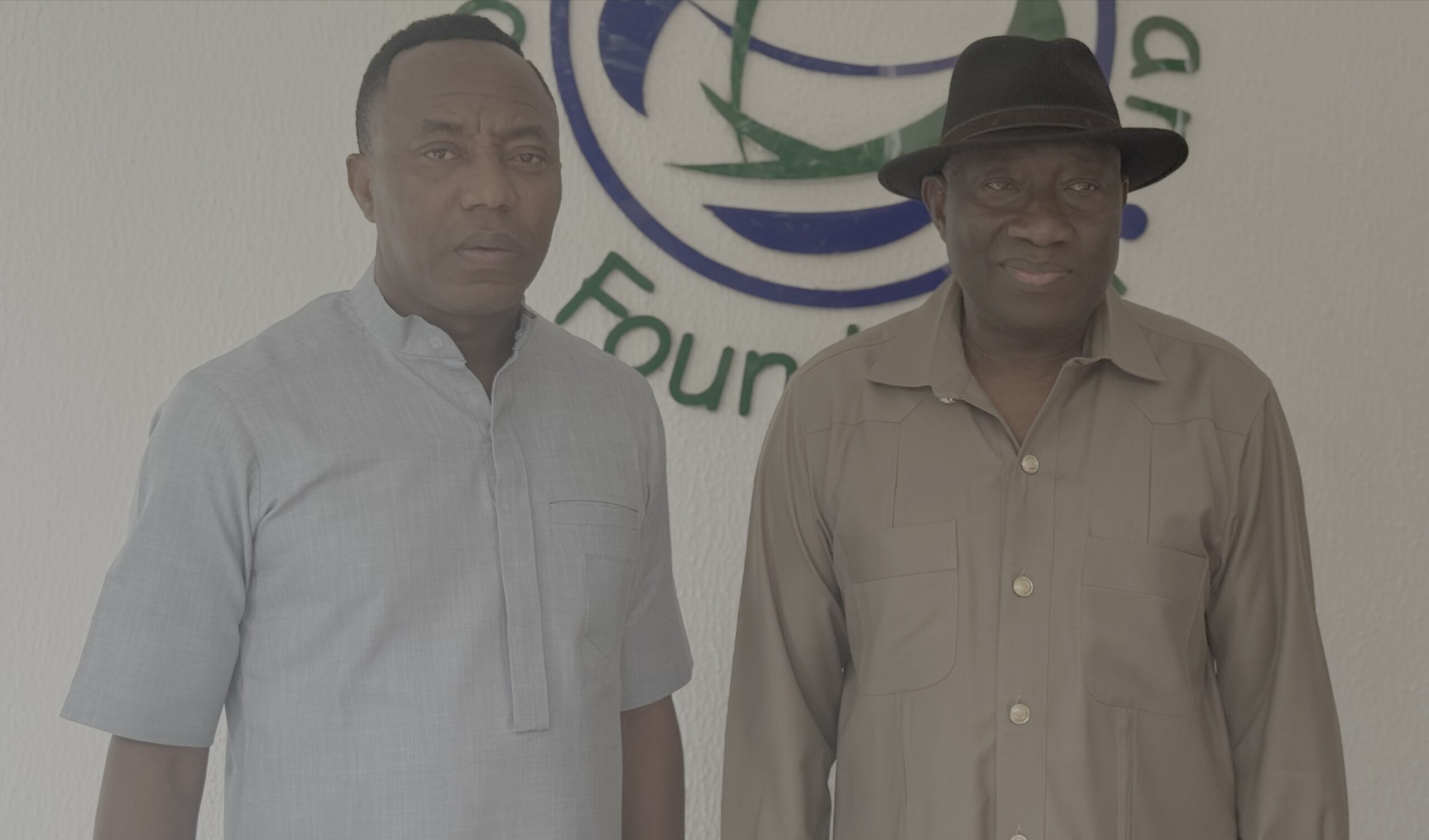 Activist Omoyele Sowore meets ex- President Goodluck Jonathan over his planned 20th October protest for release of IPOB leader, Nnamdi Kanu