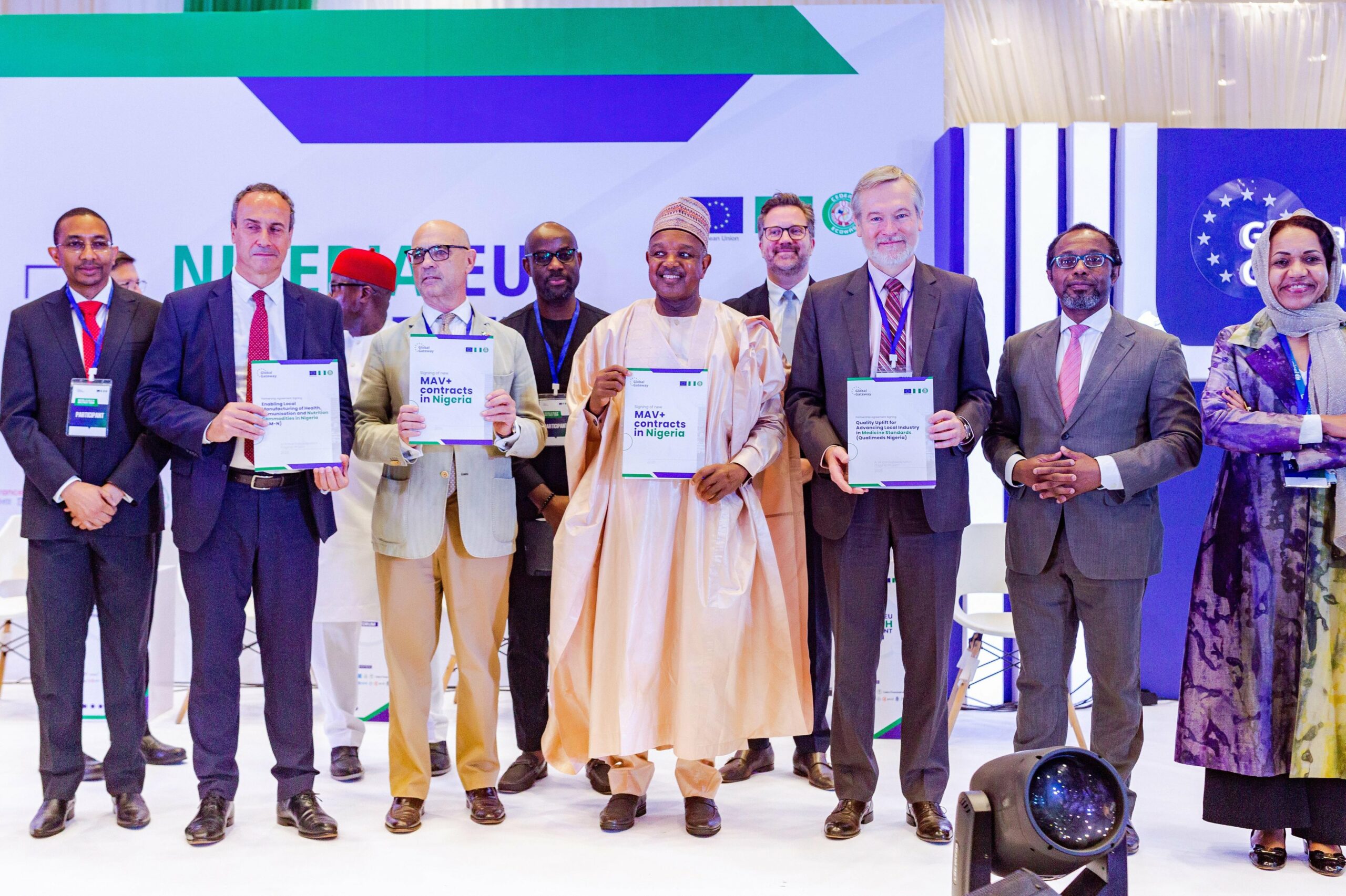Nigeria, EU sign agreements to boost local pharmaceutical manufacturing, vaccine access and reproductive health systems across West Africa.