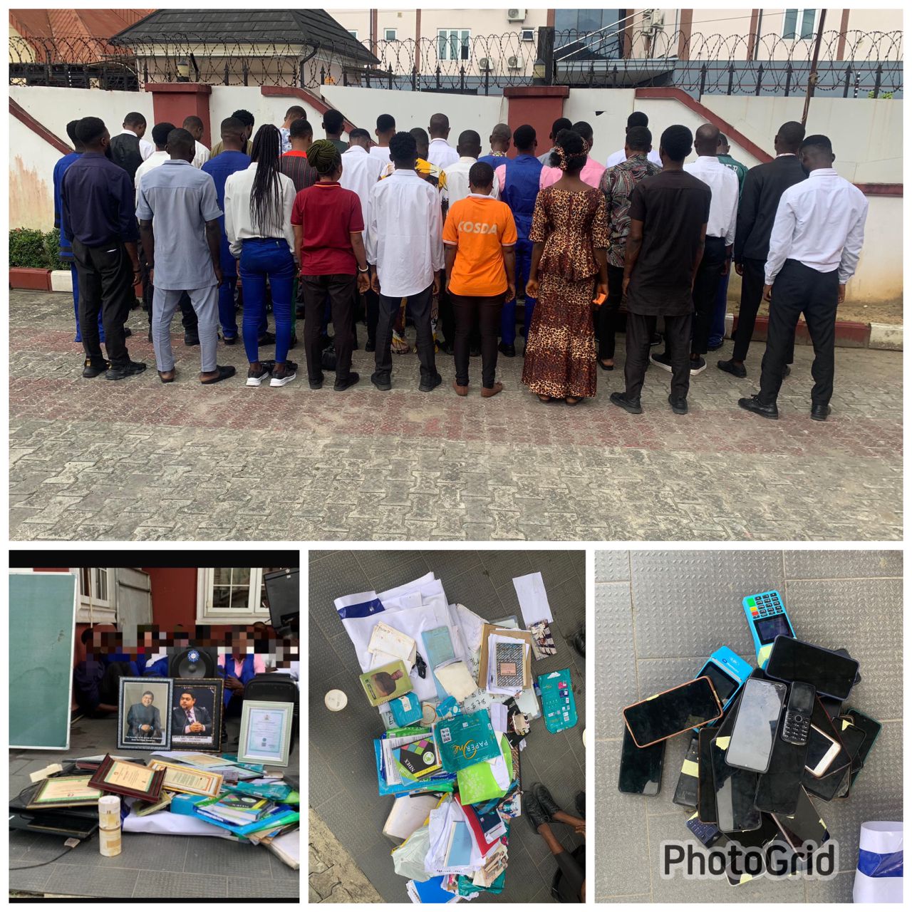 EFCC says it has began investigations of 32 suspects arrested for ponzi-style investment and employment scam in Uyo, Akwa Ibom State.