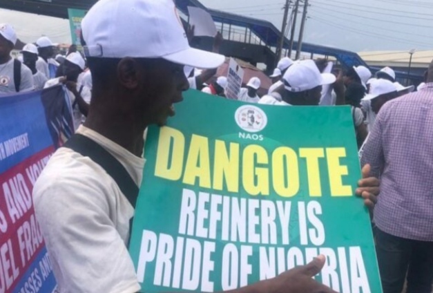 Student Protest for Dangote