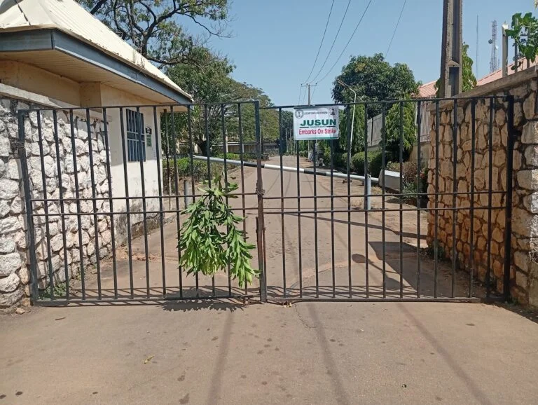Courts in Kaduna were under lock and key on Monday as members of JUSUN began an indefinite strike to press home several demands.