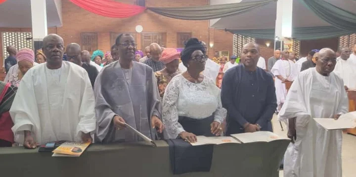 It was tribute galore as family members and friends gather in Abeokuta for 20th memorial service of former First Lady, Stella Obasanjo