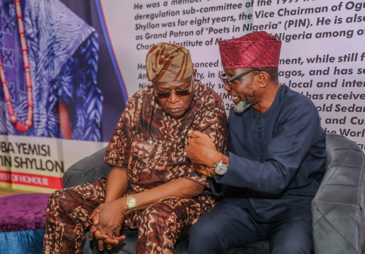 Prince Yemisi Shyllon and Dr Adeola Balogun