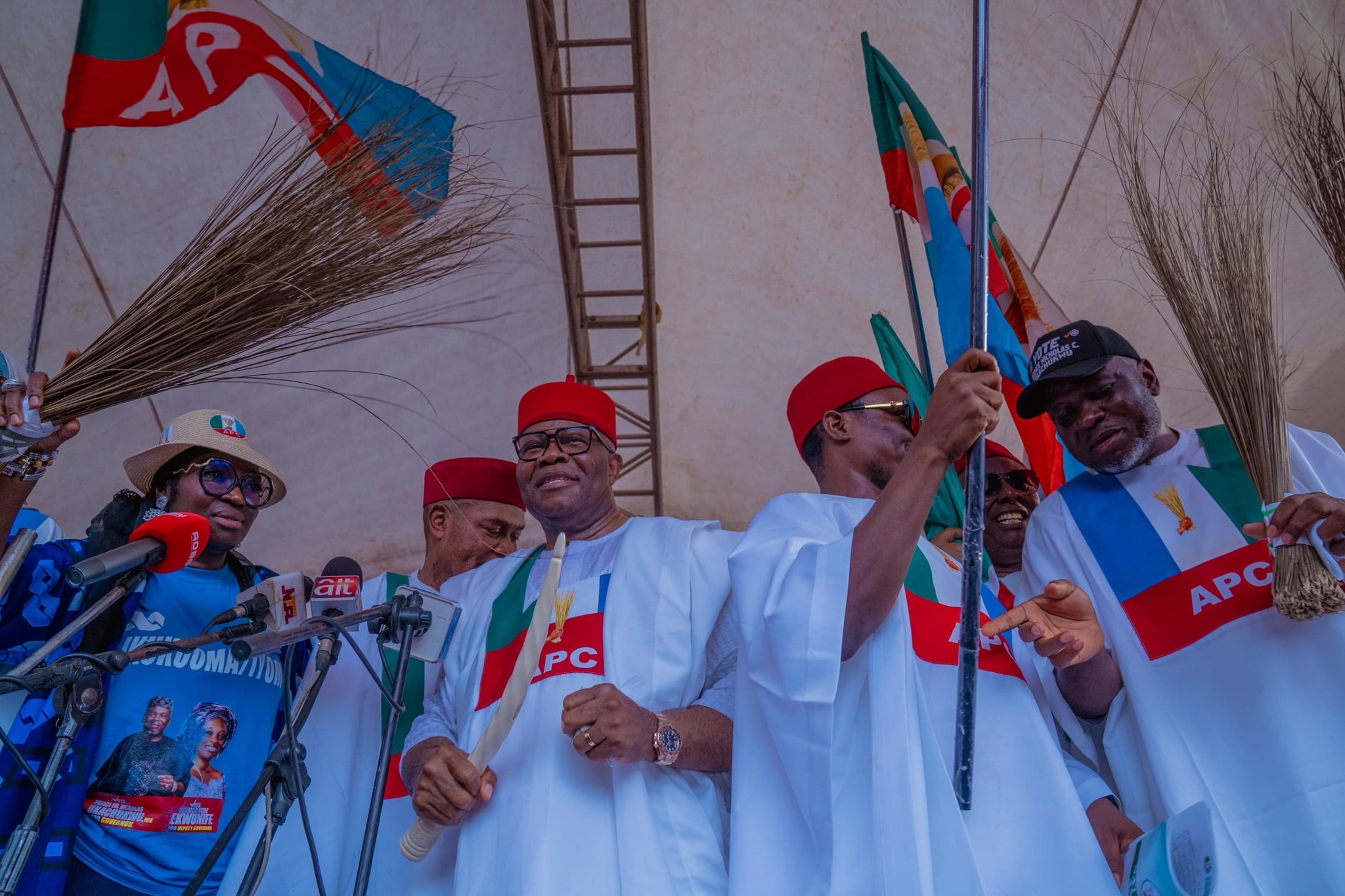 APC vows to displace the ruling APGA in Nov. 8 Anambra governorship election, says state 'too important to be left in the hands of opposition'
