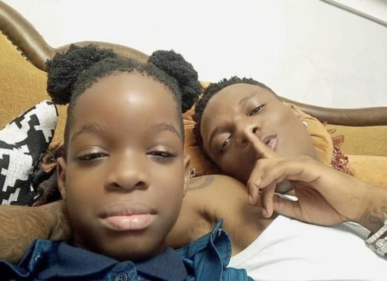 Wizkid reacts to son’s debut EP release