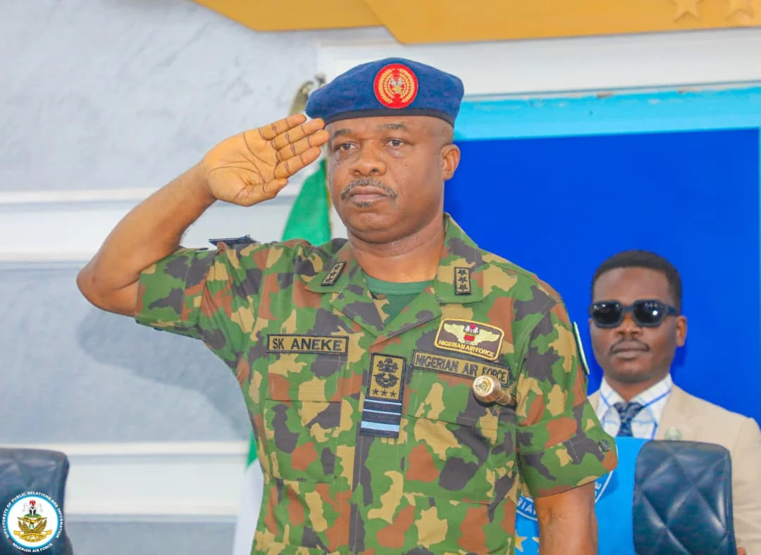 CAS Sunday Aneke, pledges that the Nigerian Air Force will implement the directive of President Bola Tinubu on war against terrorists, others