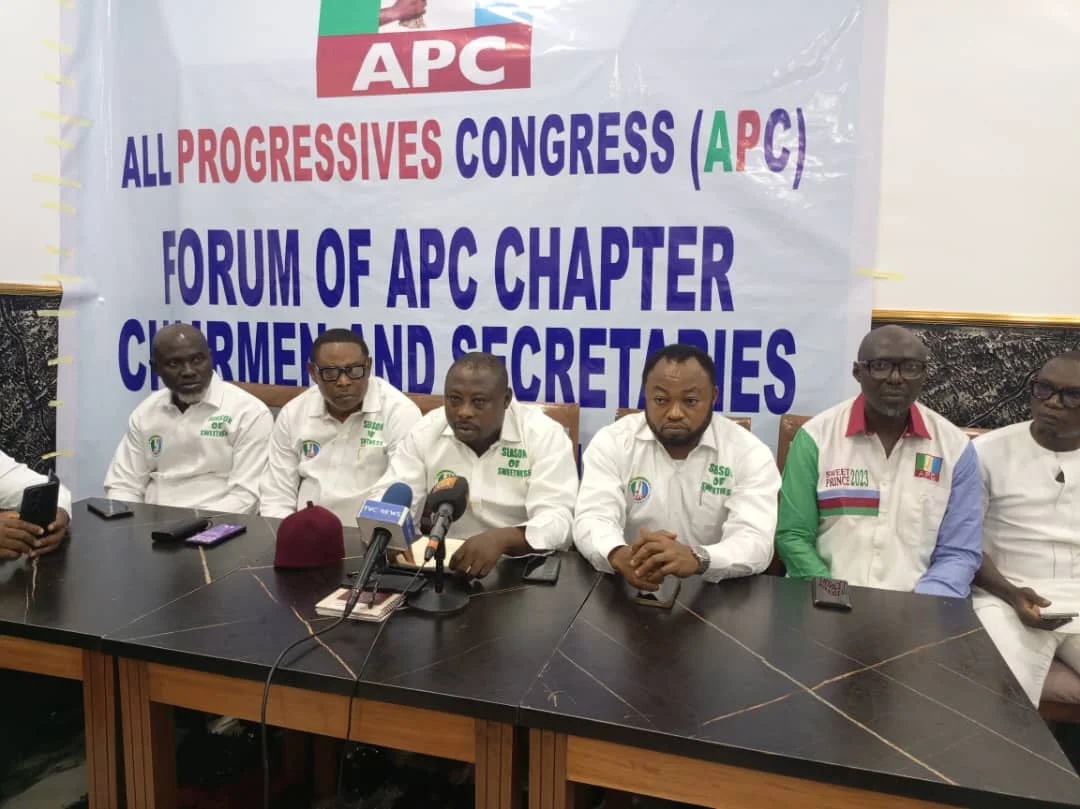 LG Chairs, Secretaries of APC in Cross River demands the resignation of Mr Alphonsus Eba, the chairman of the party in the state