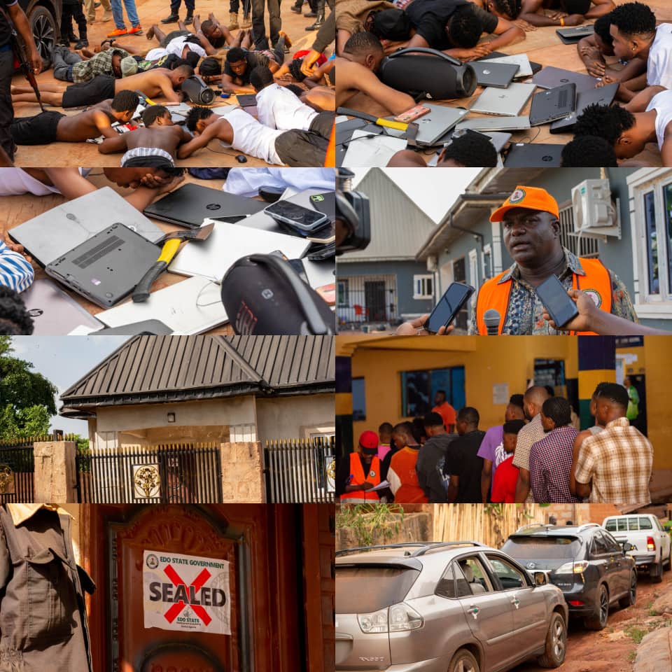 Edo Government nabs 31spected cultists in raids on several hideouts in Uromi town, Esan North-East Local Government of the state.