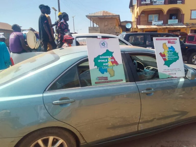 Group holds rally to demand zoning of Oyo governorship ticket to Oke Ogun area of the state in the 2027 general election