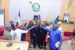 Rasheed Kashamu being welcomed to the APC by his colleagues in the Ogun House of Assembly on Tuesday
