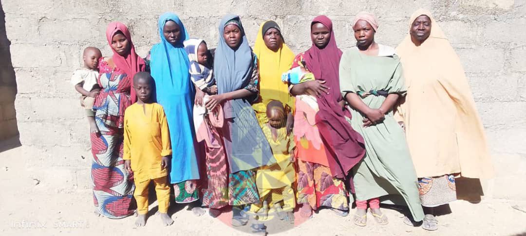 Troops of Operation HADIN KAI assisted by allied security operatives rescue the kidnapped victims from Mandara mountain, Borno State