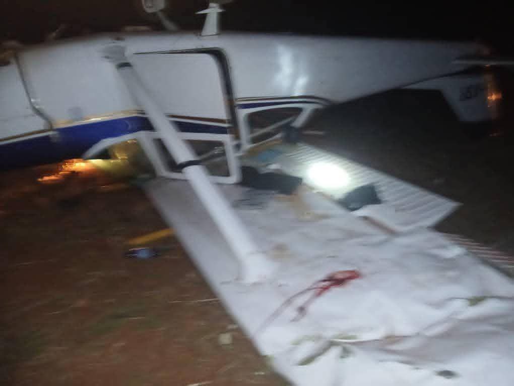Four persons escaped death on Tuesday in a crash of a Cessna 172 light aircraft operated by Skypower Express near the approach area of Runway 17 at Sam Mbakwe International Cargo Airport, Owerri