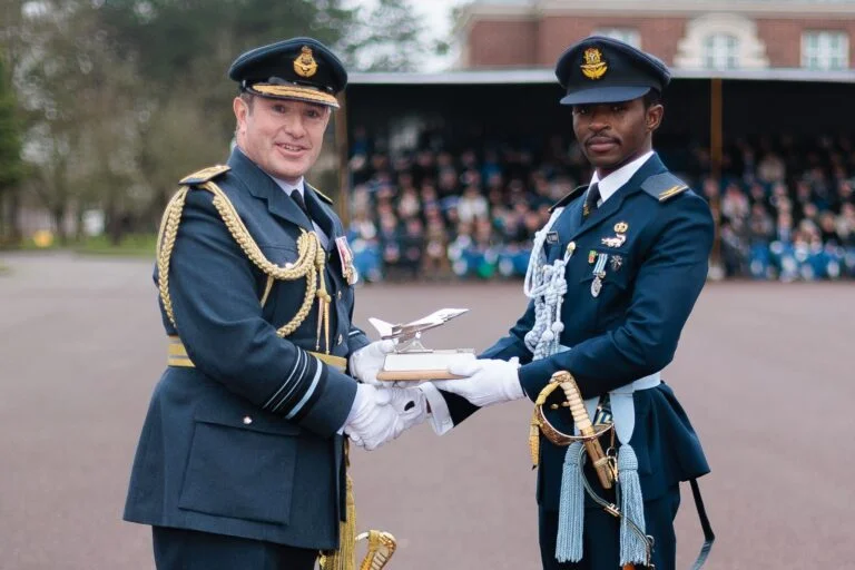 The Nigerian Defence Academy Officer, Cadet YB Usman, won the prestigious ‘British Aerospace System Award’ from Royal Air Force College, UK