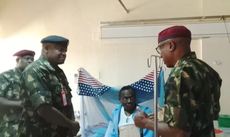 COAS Waidi Shaibu assures wounded-in-action soldiers of best medical care, saying that their sacrifices to the nation would never be in vain