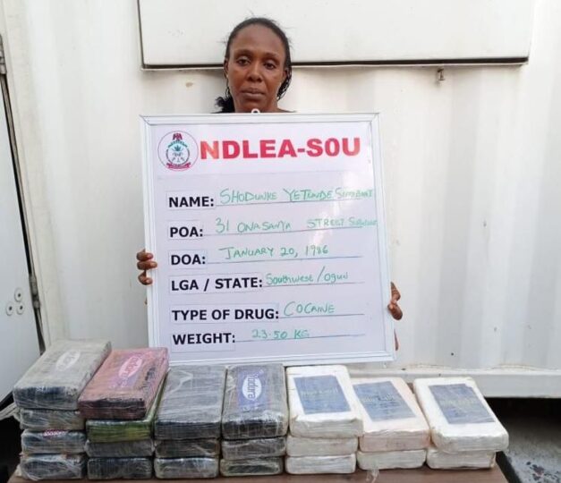 NDLEA busts Female drug Kingpin
