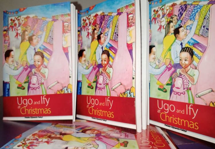 Ugo and Ify at Christmas