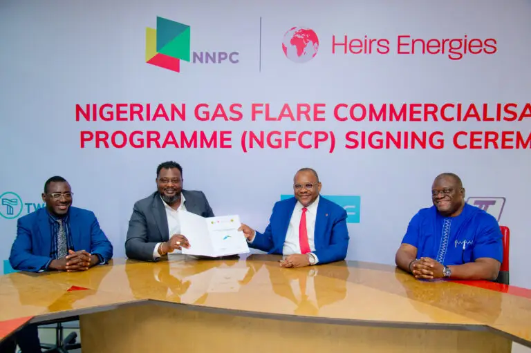 NNPC/Heirs Energies JV seals flare-gas deals with 5 firms