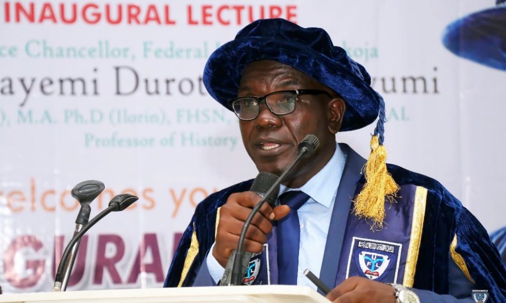 New Vice-Chancellor of Federal University, Lokoja. FUL, Professor Gbenga Ibileye .