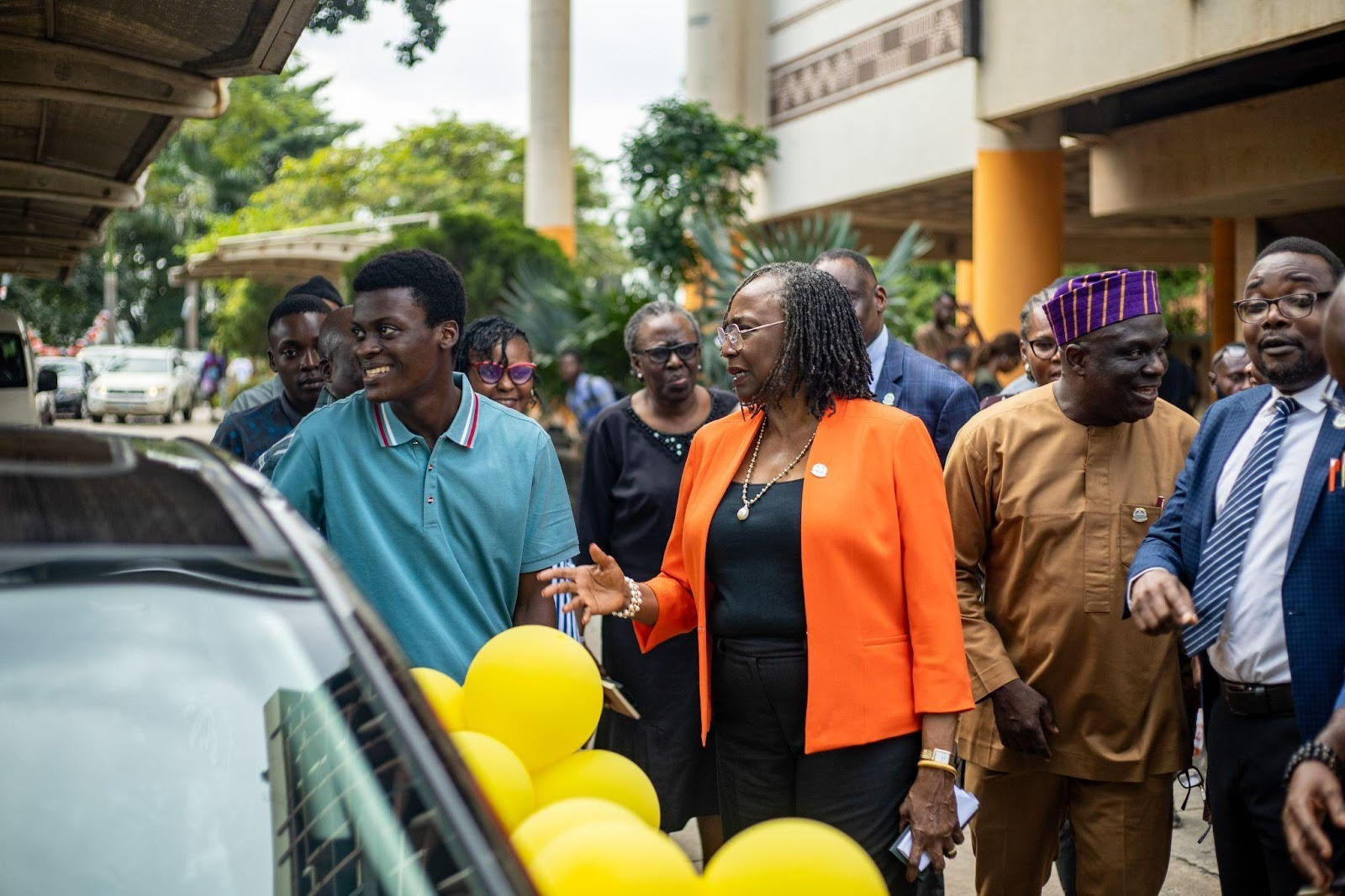 UNILAG Vice-Chancellor hands over ₦35m car gift to fresher