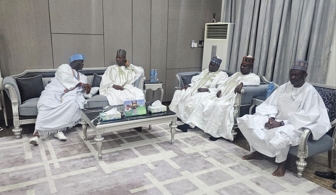 Ooni of Ife, Oba Adeyeye Enitan Ogunwusi and Governor Babangana Zulum of Borno State.