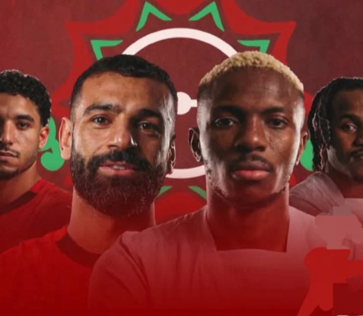 AFCON Mo Salah of Egypt and Osimhen of Nigeria