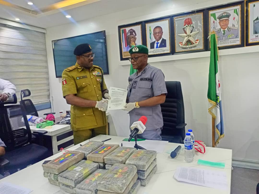 Customs Foils Midnight Cocaine Smuggling, Hands Over N1 Billion Seizure to NDLEA