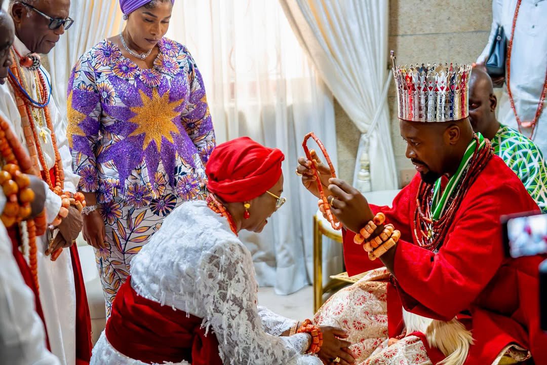 Olu of Warri confers chieftaincy title on First Lady