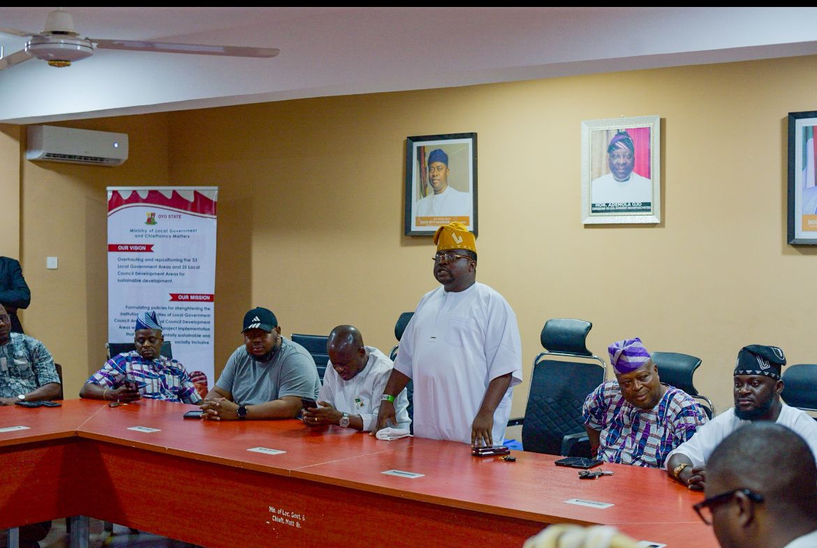 Ajadi engages Oyo LG chairmen, pledges to carry forward Makinde’s legacy in 2027