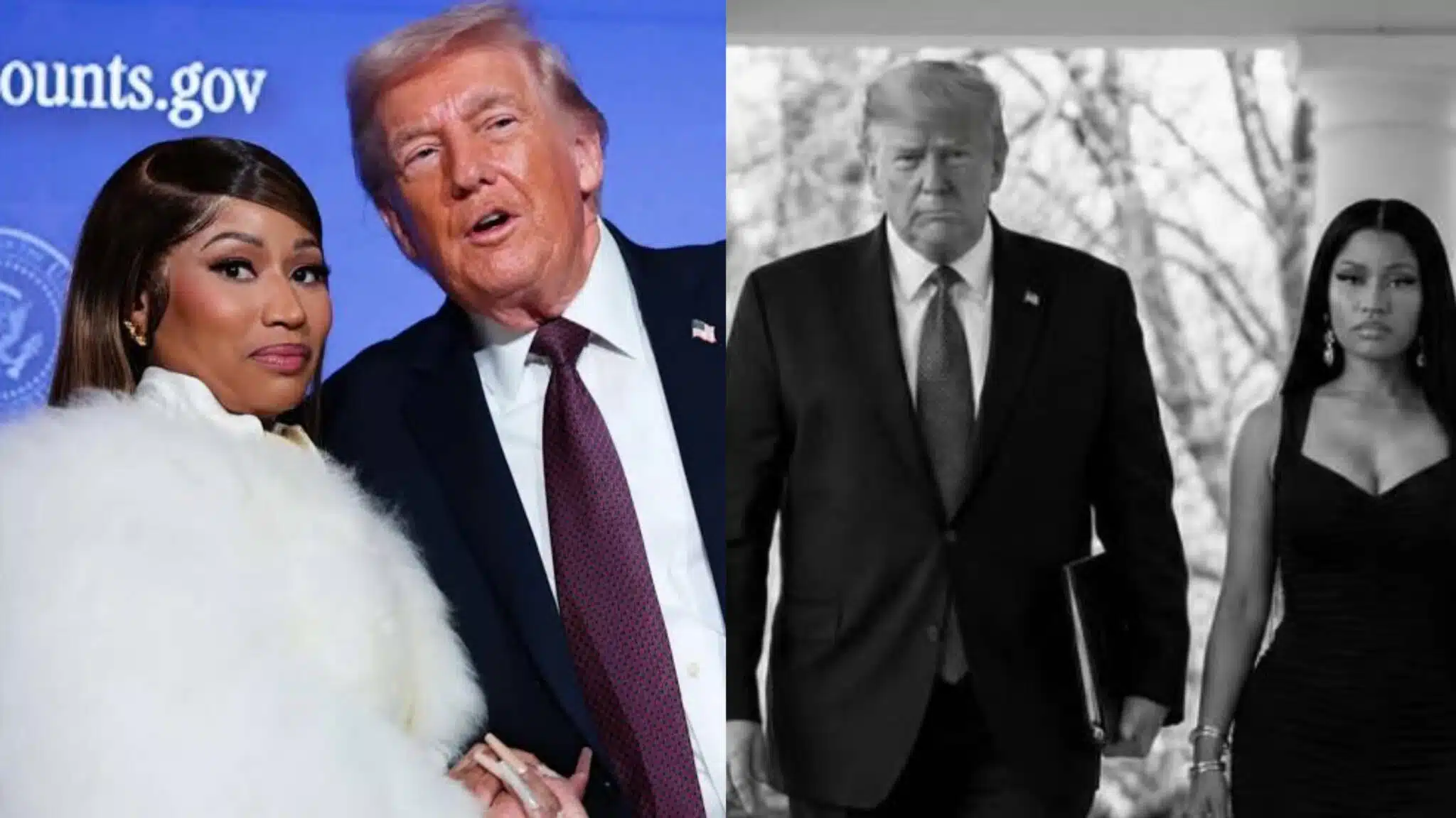 'I love Nicki Minaj,' Trump opens up