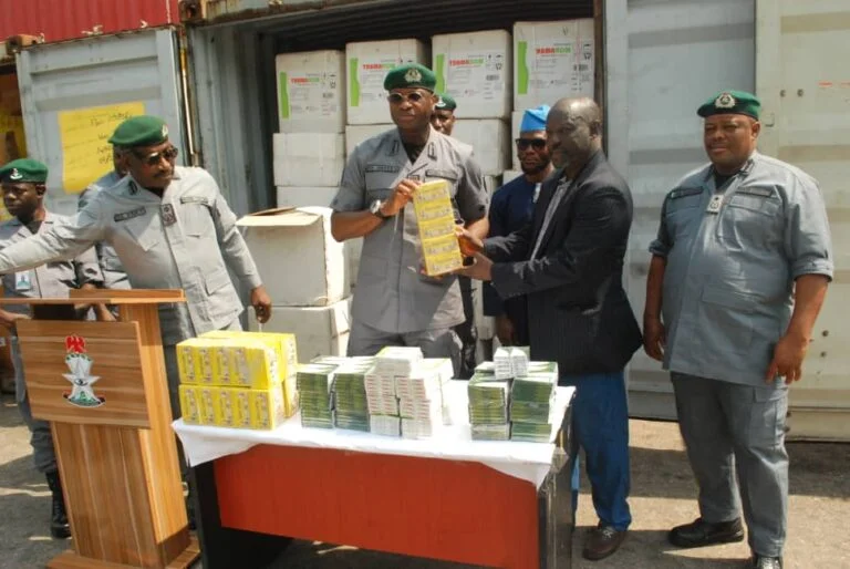 Customs Tincan command hands over expired drugs to NAFDAC