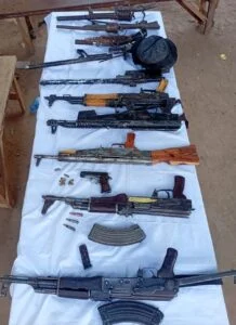Police dislodge bandits’ camps, recover rifles, drugs