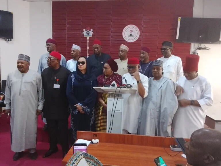 The senators dismissed claim that senate rejected clause on real-time electronic transmission of results in the amendment of Electoral Act