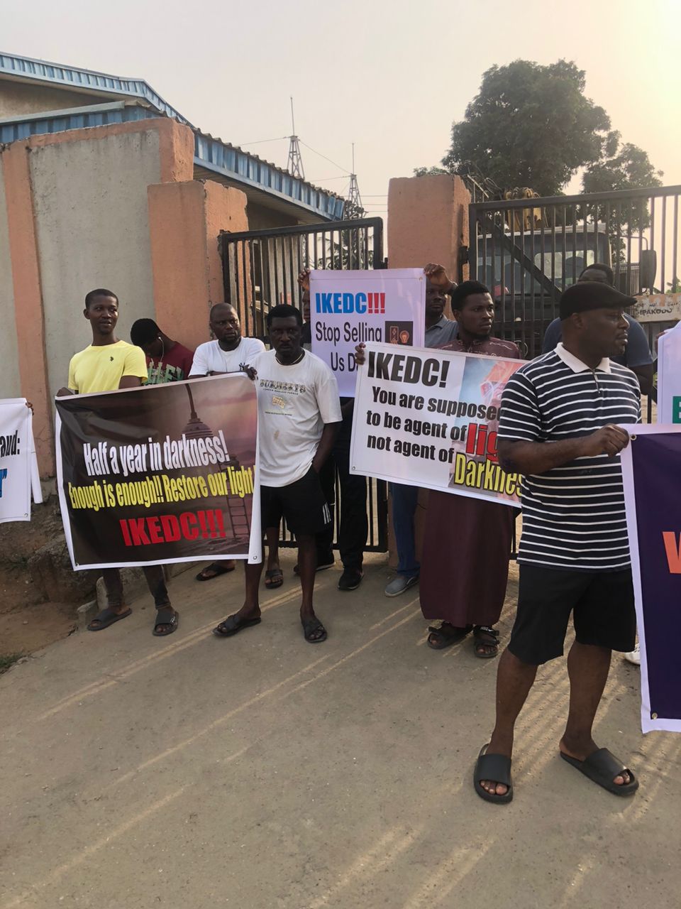 Lagos residents storm IKEDC office over 8-month blackout