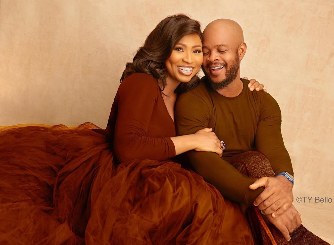 Morayo Brown and husband