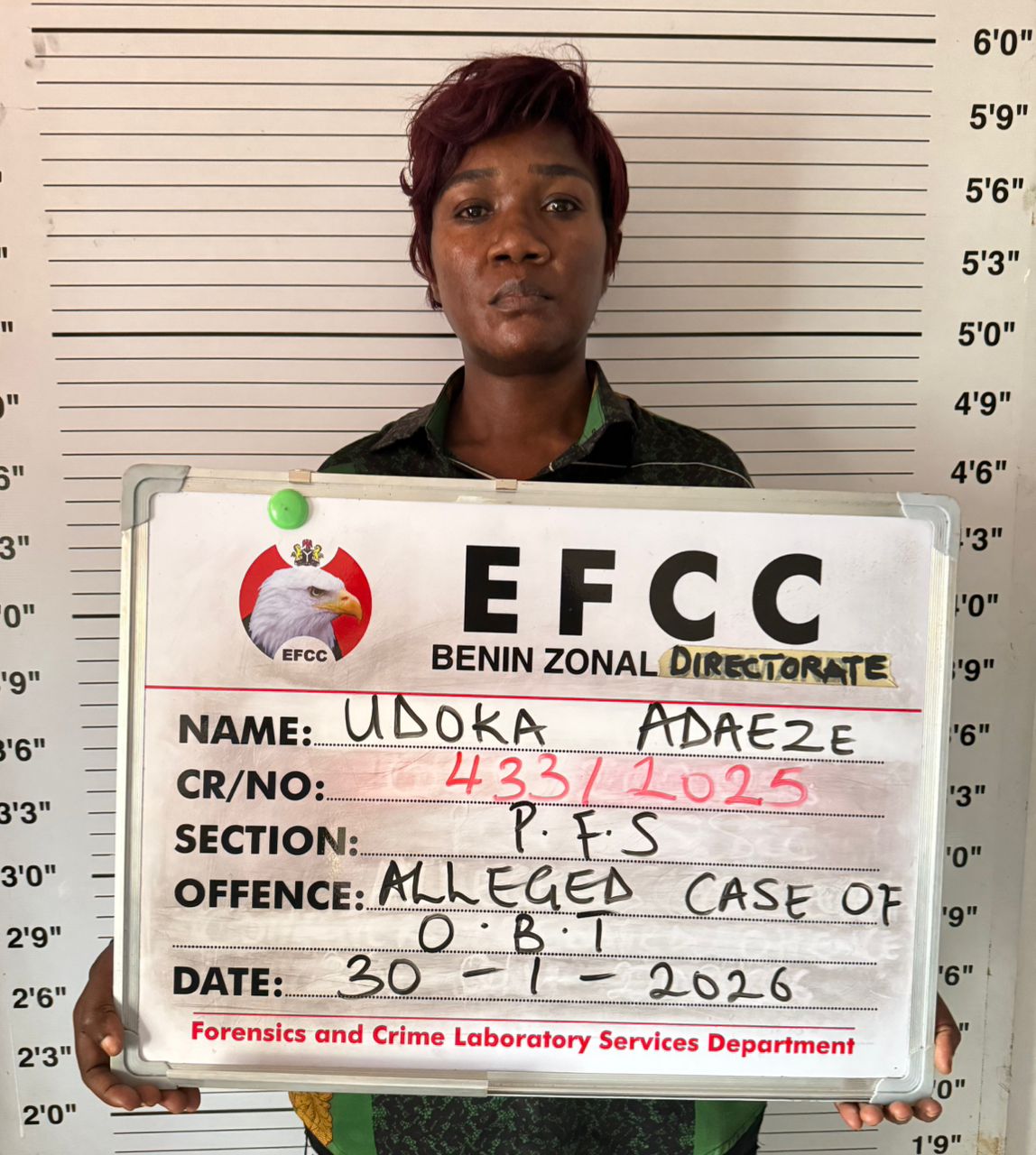 EFCC Arrests Woman over Alleged N165m Property Fraud