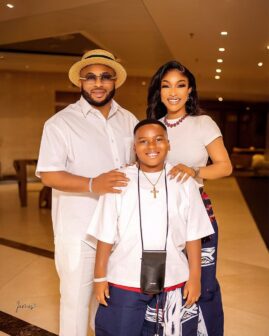 Tonto Dikeh, ex-husband and son