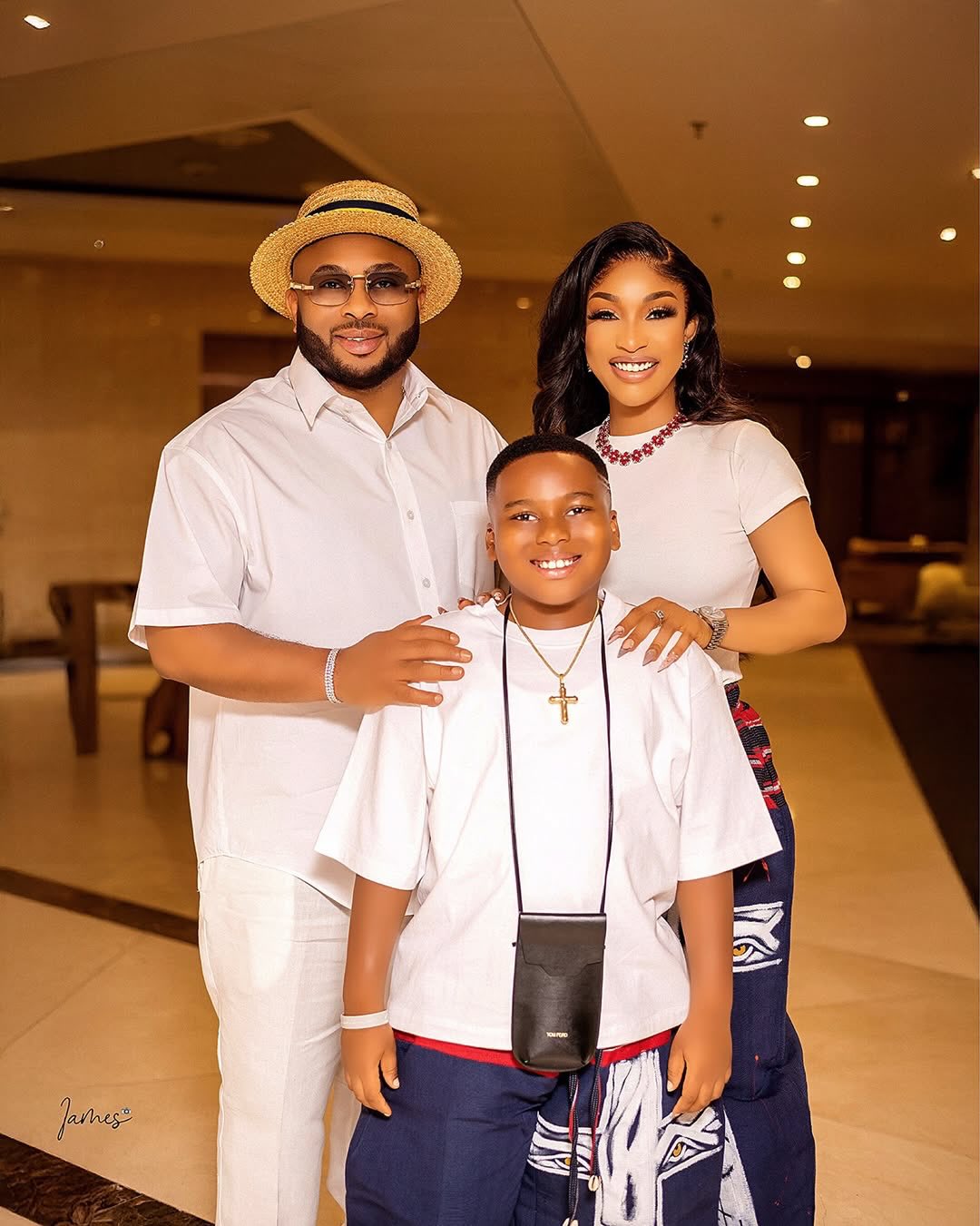 Tonto Dikeh, ex-husband and son
