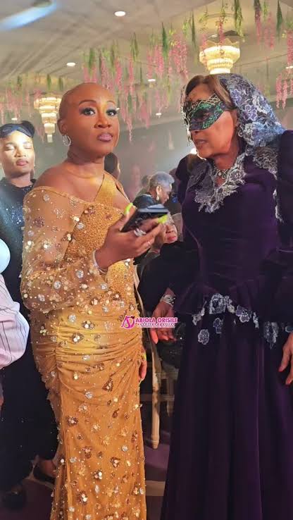 The celebrant with Princess Aderenle Fayose