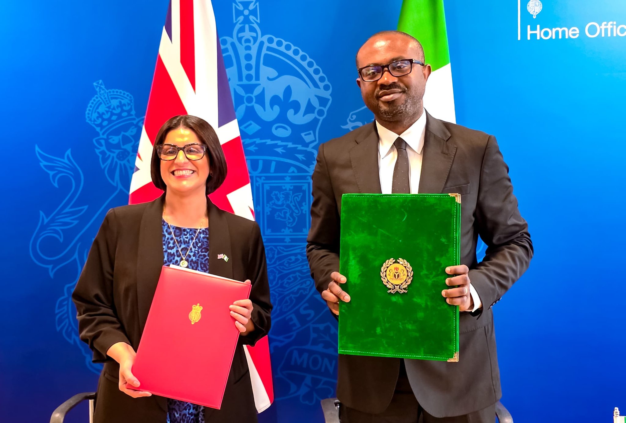 Nigeria, UK sign three MoUs on migration partnership, cooperation on organised immigration crime and border security and visa expansion