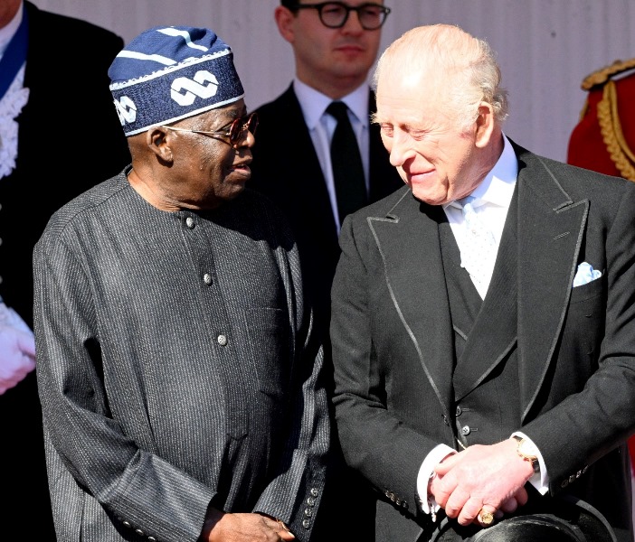 Moment Tinubu, wife met King Charles at Windsor Castle (Photos)