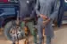 NSCDC operatives nab alleged gunrunner Suleiman M. Uba with six firearms along Murtala Muhammad Way, Kano State.