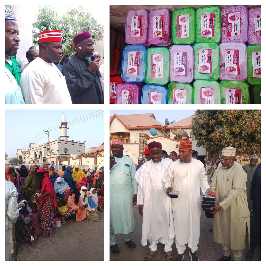 The feeding programme initiated by the Kano Govt is aimed at supporting vulnerable residents in the state during the holy month of Ramadan.
