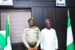 Minister of Humanitarian Affairs and Poverty Reduction, Dr. Bernard M. Doro and Comptroller-General of the Nigerian Correctional Service, Mr. Sylvester Ndidi Nwakuche during the visit